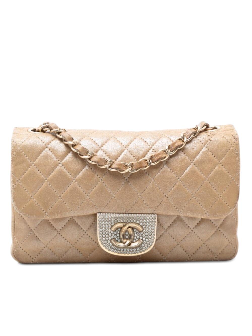 Chanel Pearl Cc Crystal Flap Bag #376861C25B